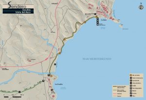 Mapa Escullos a Isleta del Moro